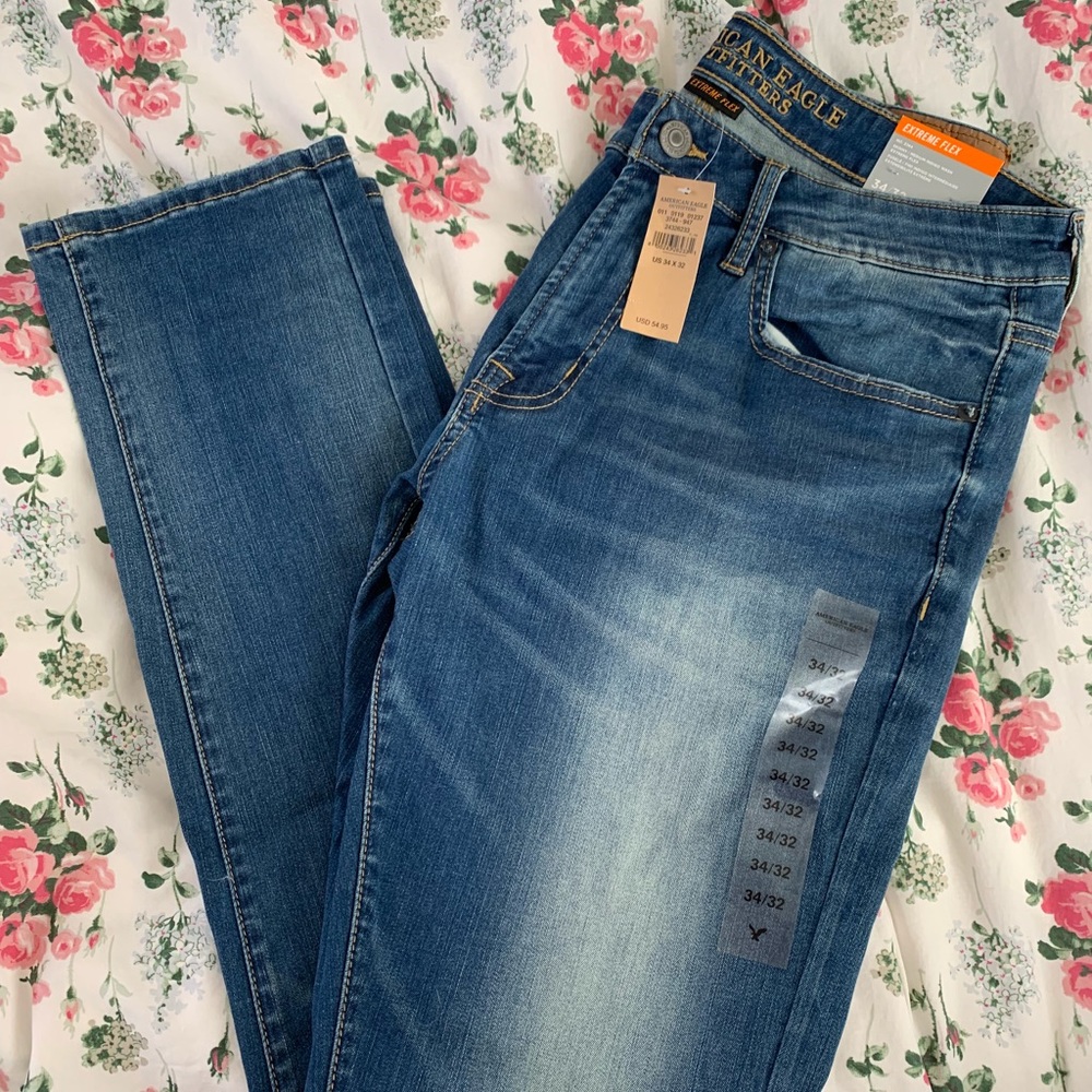 NWT MEN’S AMERICAN EAGLE EXTREME FLEX SKINNY JEANS